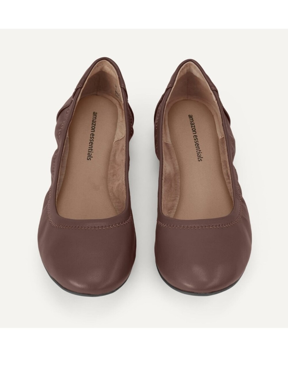 Women's Belice Comfortable Slip-On Ballet Flats Shoes Brown 8 Wide Like New